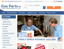 Tablet Screenshot of gasparts.ie